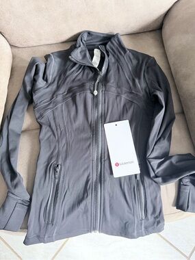lululemon athletica Women's Charcoal Gray Full-Zip Utility Jacket